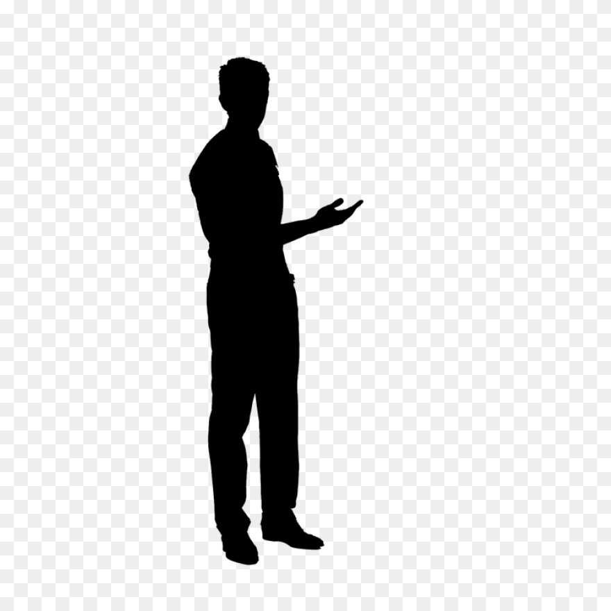 Man Silhouette Alone - Free Vector 