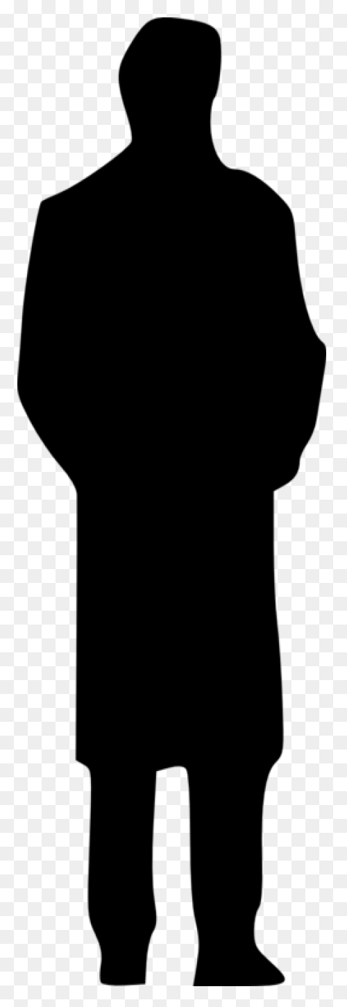 Man Silhouette Alone - Free Vector 