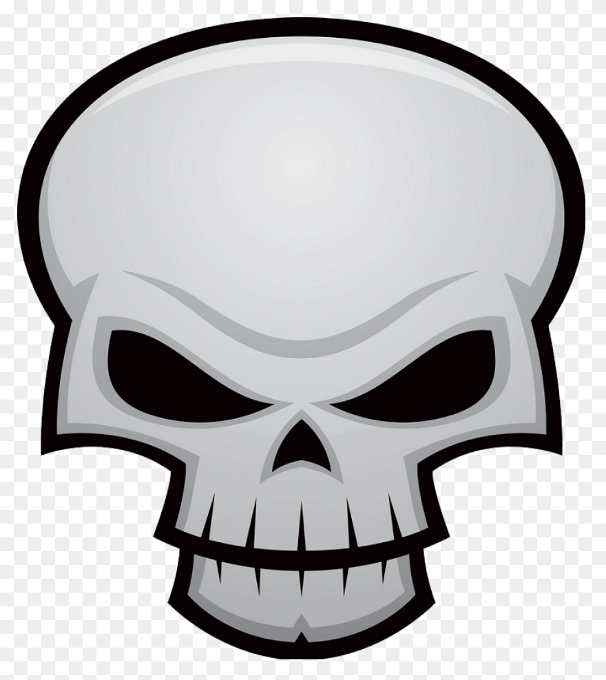 Evil Skull Clipart  - Skull