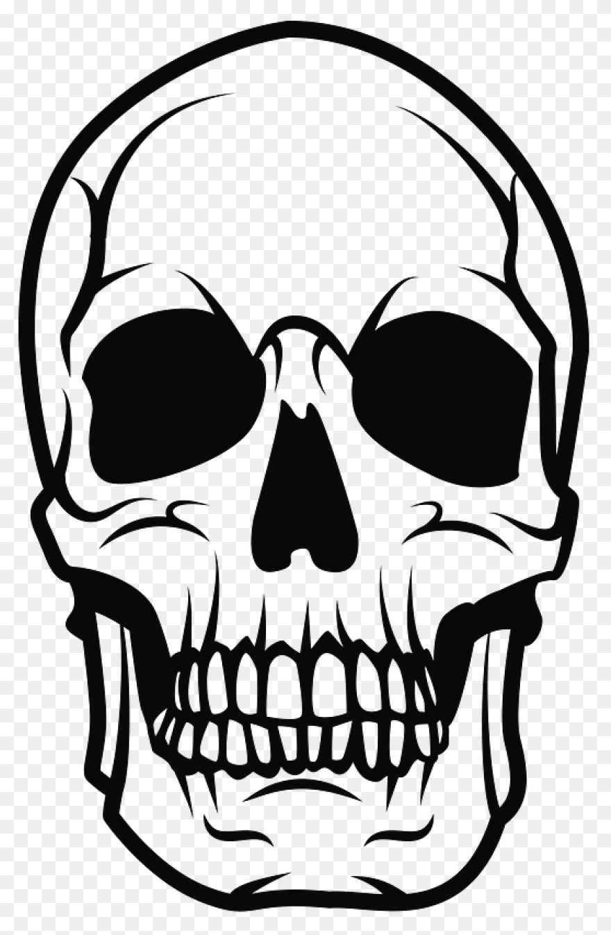 Evil Skull Clipart Transparent - Cl