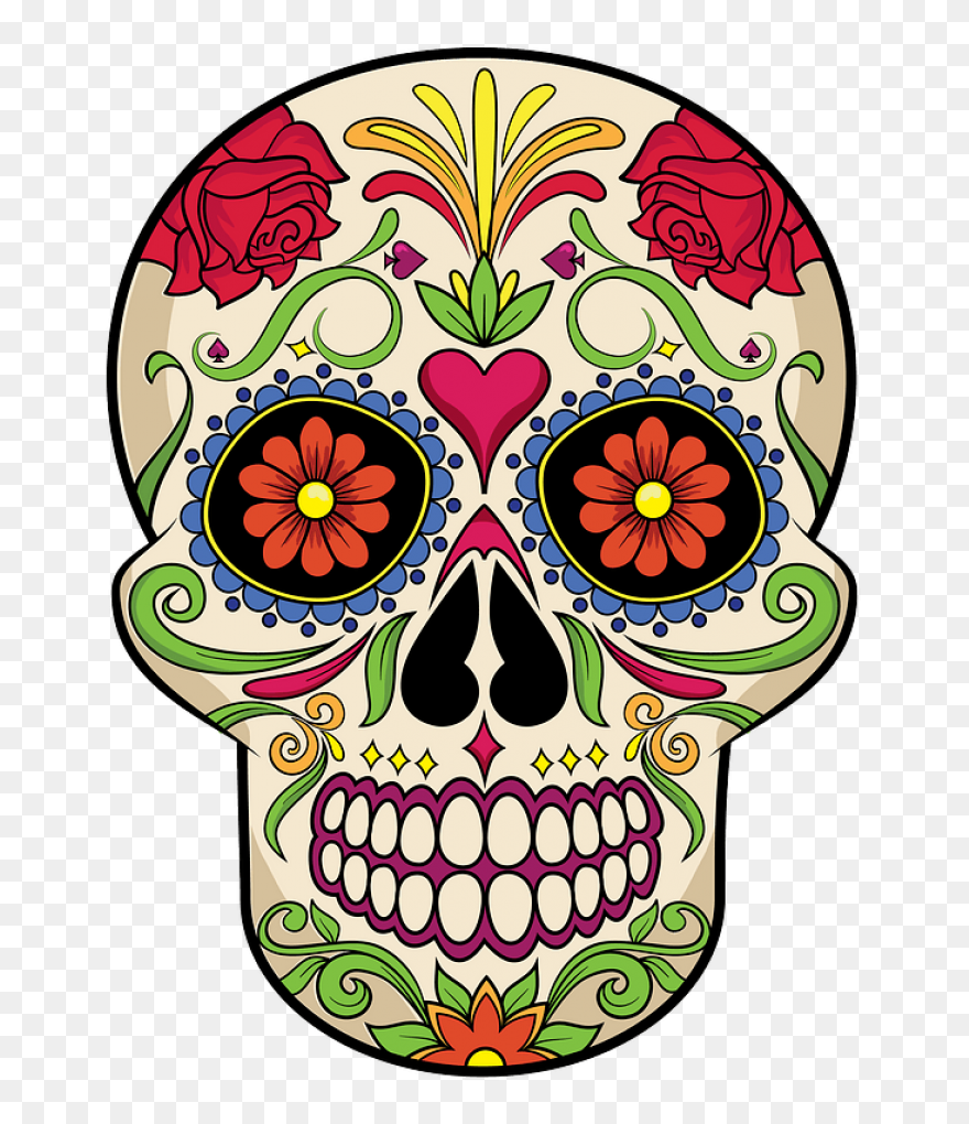 Imgs For > Girly Skulls Clipart 