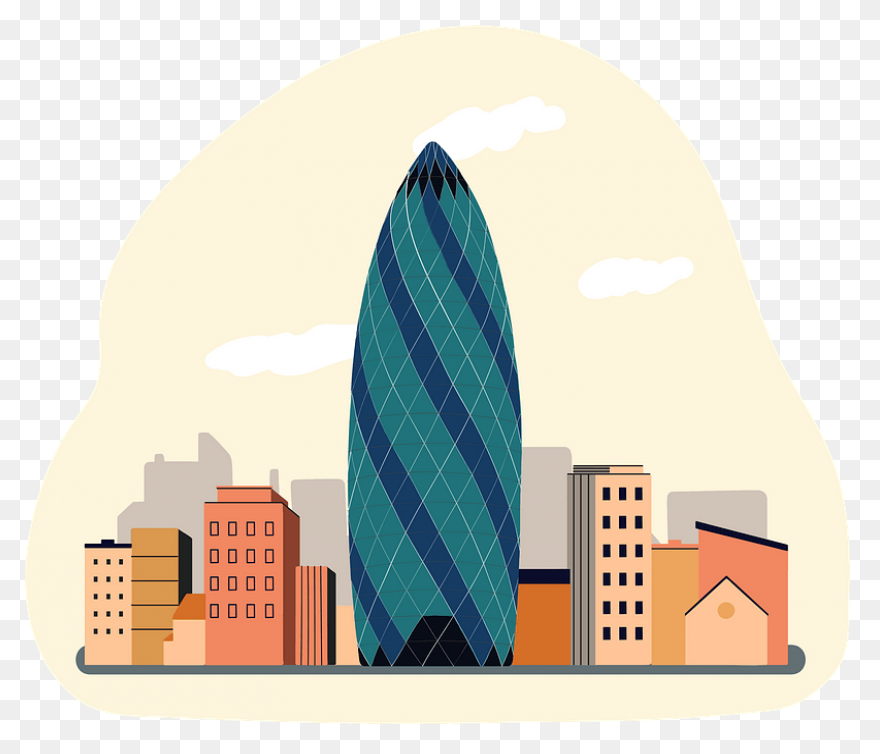 Skyscraper Building Vector PNG-WebP