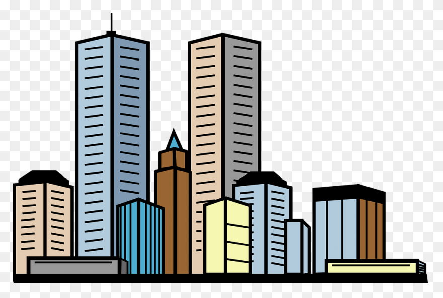 Skyscraper Building Vector PNG-WebP