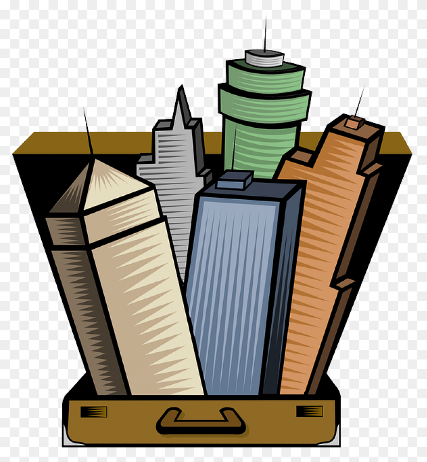 Skyscraper Building Vector PNG-WebP