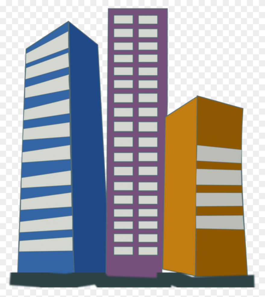 Skyscraper Building Vector PNG-WebP