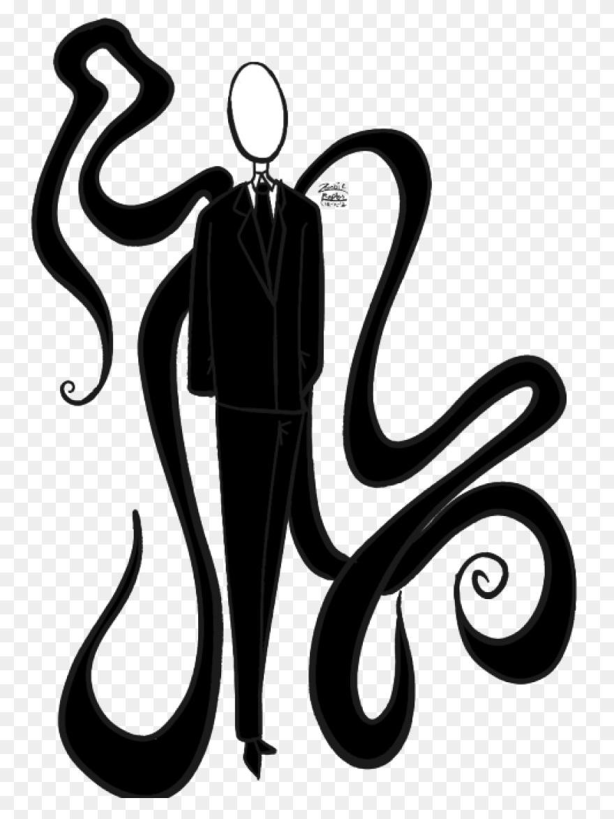 Slenderman Game Slender Man Png - Slenderman