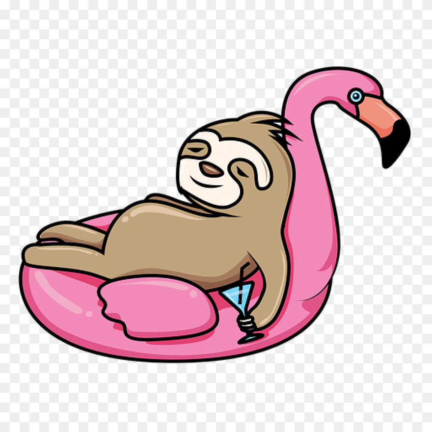 Sloth Clipart - Cartoon - Png Downl