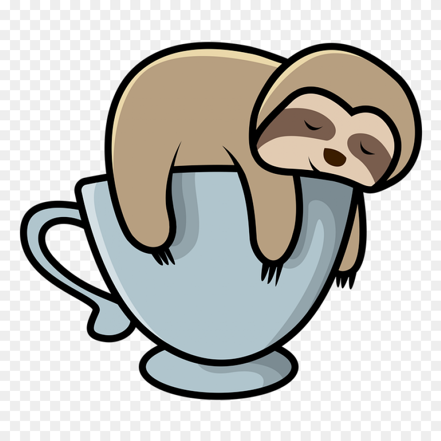 Sloth Clipart - Cartoon - Png Downl