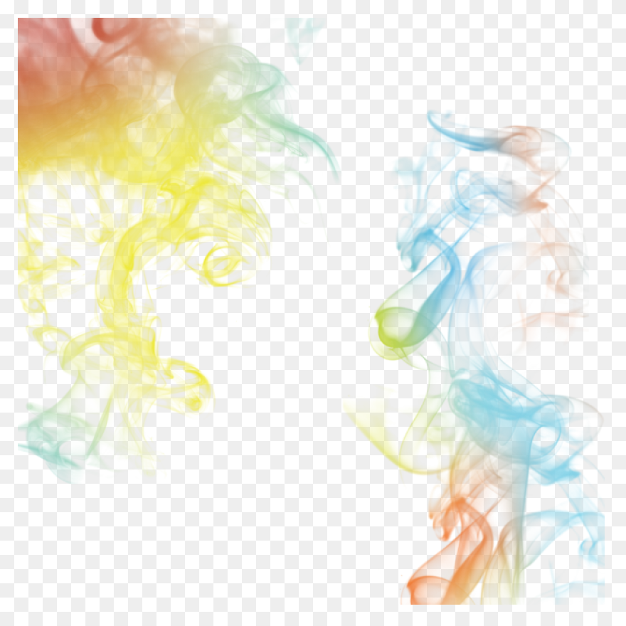 Smoke Effect Clipart Colour - Smoke