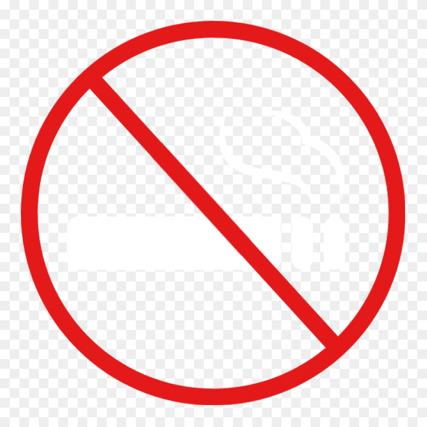 Static Cling No Smoking Label For G