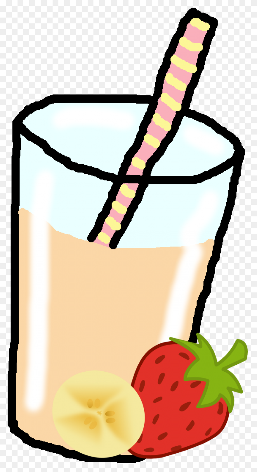 Banana Clipart Strawberry Banana Strawberry - Smoothie
