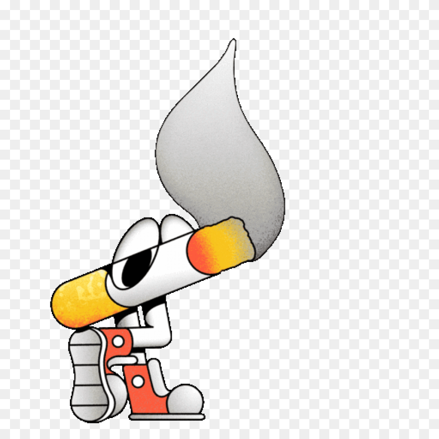 Smoking Cool Boy Sticker - Smoking 