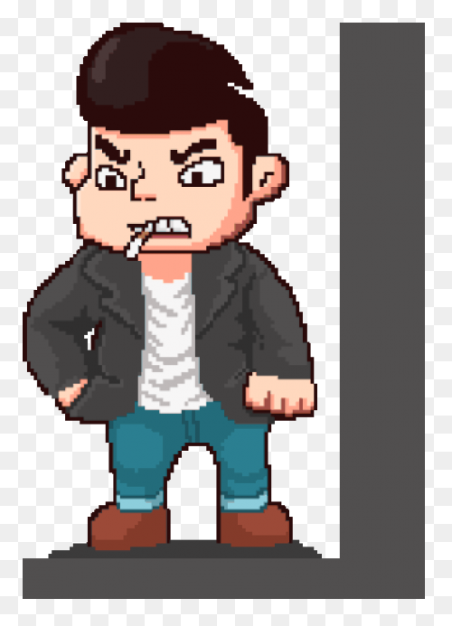 Smoking Cool Boy Sticker Smoking - Smoke Gif