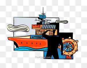 Captain At Wheel Of Aircraft Carrier Royalty Free Vector Clip Art ClipartFlare.com 