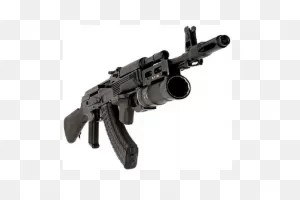 Ak47 Assault Rifle Transparent Png - Stickpng