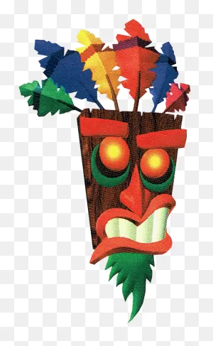 Japanese Png - Crash Bandicoot Aku Aku Japanese Clipart - Full ClipartFlare.com 