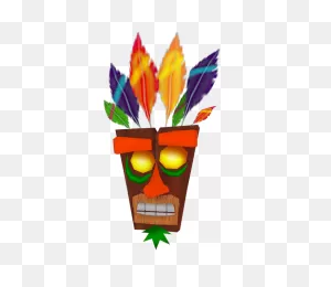 Playstation 2 - Crash Bandicoot: Wrath Of Cortex - Aku Aku - The ClipartFlare.com 