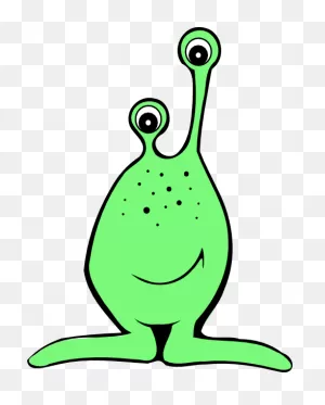 Free Alien Clipart Transparent - Clipart World