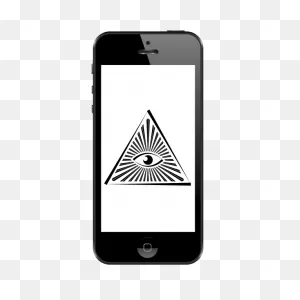 All Seeing Eye On Phone | Free PNG-WebP