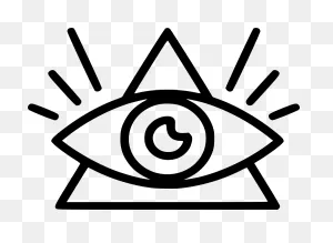 Graphic Black And White All Seeing Eye Clipart - All Seeing Eye ClipartFlare.com 
