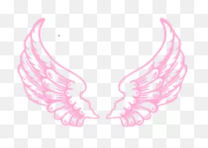 Ftestickers Fantasyart Wings Fairy Angel Pink - Dibujo Corazon Con ClipartFlare.com 