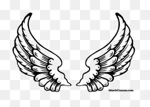 Graffitis De Alas De Angel | Angel Wings Clip Art, Wings Drawing ClipartFlare.com 