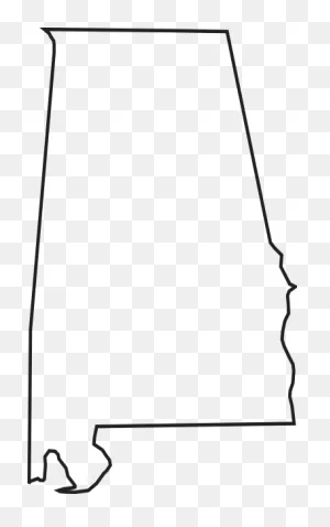 Alabama State Outline | Alabama Crafts, Clip Art, State Outline