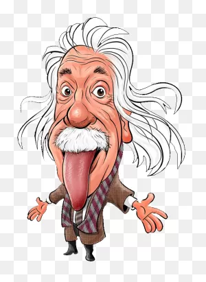 Einstein Dibujo Png - Caricatura Albert Einstein Clipart - Large ClipartFlare.com 