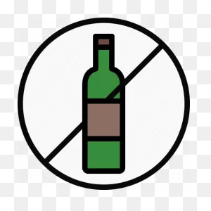 Alcohol, Allergy, Avoid, Ban, Drink, No, Wine Icon - Download On ClipartFlare.com 