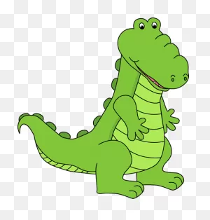 Alligator Standing Clip Art - Alligator Standing Image
