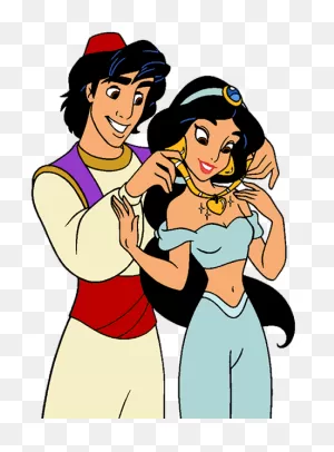 Disney Aladdin And Jasmine - ClipartFlare