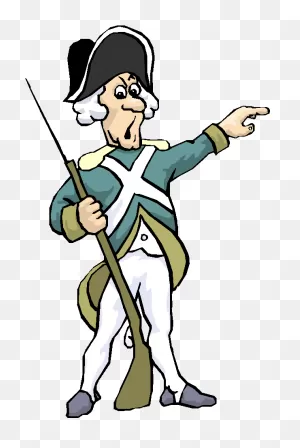 Cartoon American Revolutionary Soldier Free Image Download
