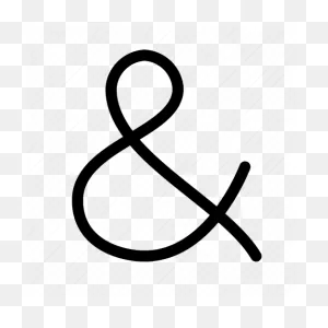 Ampersand, And, &, Symbol, Text, As Well As, Type Icon - Download ClipartFlare.com 