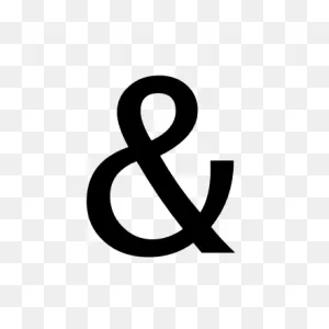 And Symbol Ampersand