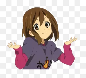 And This Ladies And Gentlemen - Anime Girl Shrug Transparent ClipartFlare.com 