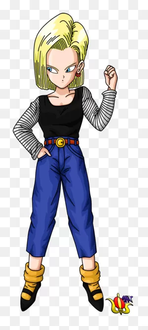 Android 18 Png - Dbz Android 18 And Marron Png Clipart - Large ClipartFlare.com 