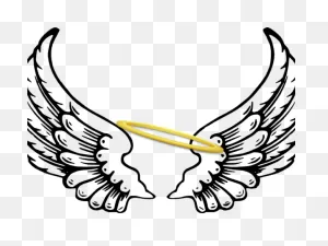 Halo Clipart Christmas Angel - Angel Wings And Halo - Png Download ClipartFlare.com 