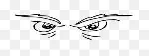 Scary Eyes Vector Drawing - Angry Eyes Clipart Transparent | Full ClipartFlare.com 