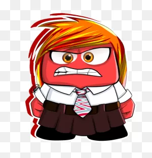 Anger *genderbend* By Mewidua Pluspng - Inside Out Anger Clipart ClipartFlare.com 