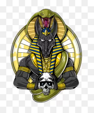 Anubis Egyptian God Duvet Cover For Sale By Nikolay Todorov