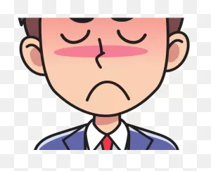 Angry Man Clipart - Person Thinking Cartoon - Png Download - Large ClipartFlare.com 