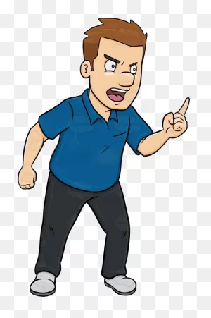 Angry Person Png Pic - Angry Man Cartoon Png Clipart - Full Size ClipartFlare.com 