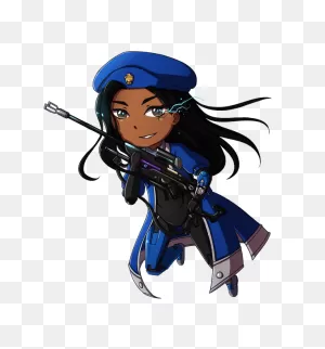 Overwatch Ana Chibi Commission By Tsuuyan On 