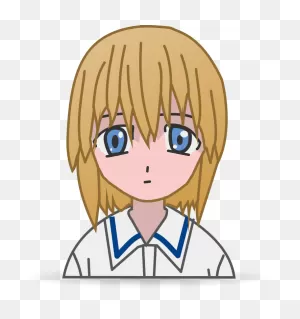 Anime Girl Clip Art - Anime Character Clip Art - Png Download ClipartFlare.com 