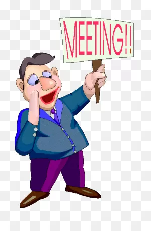 Meeting Announcement Clipart - Clipart Suggest