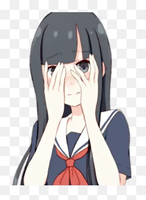 Blush Girl Cute Kawaii Animegirl Anime Girl Embarrassed - Cute ClipartFlare.com 