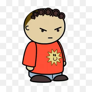 Angry Kid | Free PNG-WebP