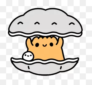 Oyster In Your Blog, Journal, Tumblr, Instagram, Facebook - Anime ClipartFlare.com 