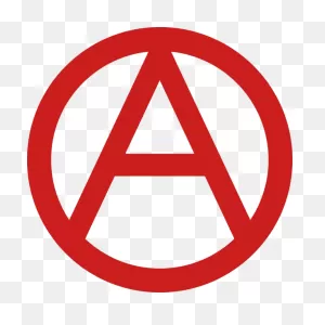 Traditionalanarchysymbol - Anarchy Symbol Red Clipart - Full Size ClipartFlare.com 