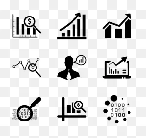 Statistics Vector Data - Data And Analytics Icon Clipart - Full ClipartFlare.com 